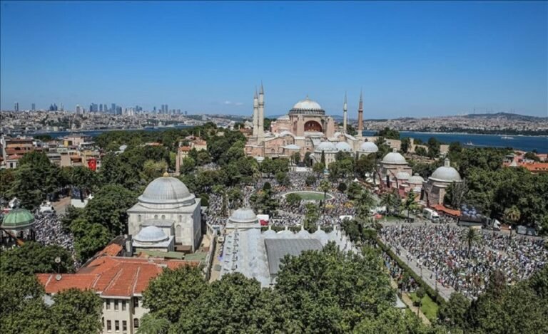 Hagia Sophia Sees First Friday Prayers in 86 Years; Erdogan Present