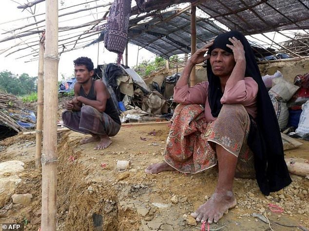 Life for already desperate Rohingya refugees got even worse when Cyclone Mora tore through their camp in May, destroying their flimsy homes