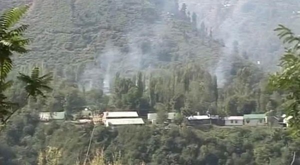An Army base in Uri in Jammu and Kashmir's Baramulla district was attacked by armed militants, according to Indian army sources.