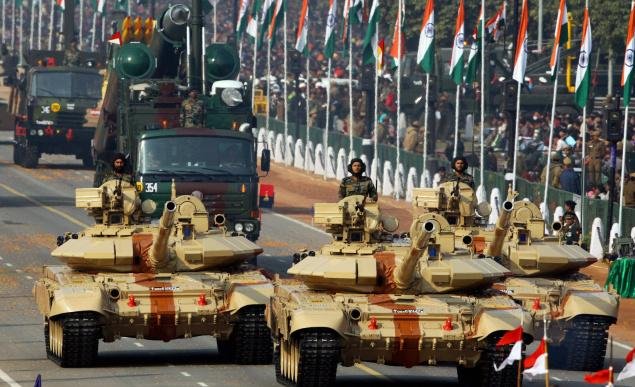 India displays its military might during the Republic Day parade. PTI file photo