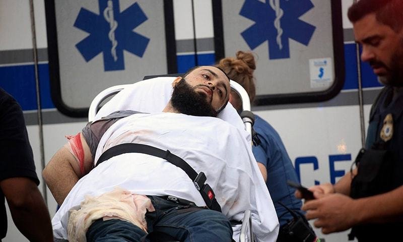 Rahami was stretchered into an ambulance in the town of Linden, he was conscious soon after the confrontation.─ AP