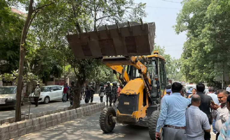 Anti-encroachment Drive: Now Bulldozers in Delhi’s Mangolpuri, New Friends Colony