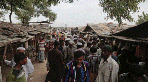 Thousands of Rohingya Muslims have poured into the neighboring Bangladesh after the wave of attacks allegedly led by Myanmar troops.  AFP