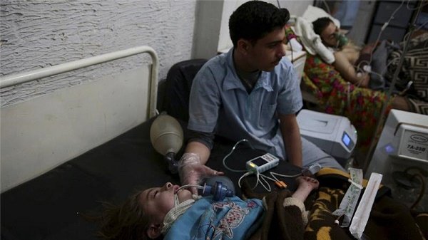 Syrian and Russian air strikes have killed at least 3,000 children since November 2014, Syrian Observatory of Human Rights says. Bassam Khabieh/Reuters