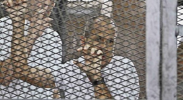 The Doha-based network says jail terms for Peter Greste, Mohamed Fahmy and Baher Mohamed defy "logic, sense, and semblance of justice".
