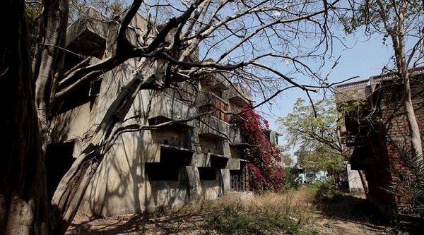 The Gulberg Society in Ahmedabad where the massacre took place during the 2002 Godhra riots. Credit: Indian Express Photo by Javed Raja