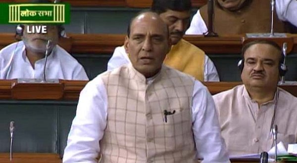 India's Home Minister Rajnath Singh responds to the combined opposition attack in Parliament on the issue of rising attacks on Dalits and Muslims.