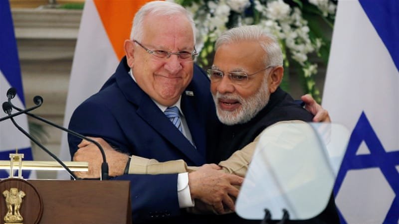 Modi said Rivlin's trip would give a "crucial push" to bilateral ties [Reuters]