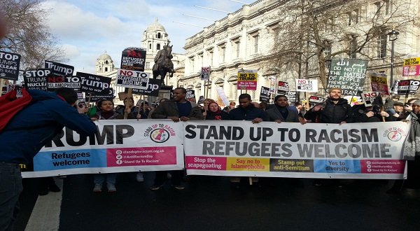 London Reverberates with Anti-Trump Muslim Ban, Thousands Take to Streets