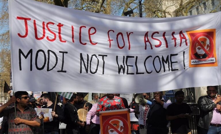London’s Parliament Square Reverberates With Anti-Modi and Anti-Hindutva Slogans