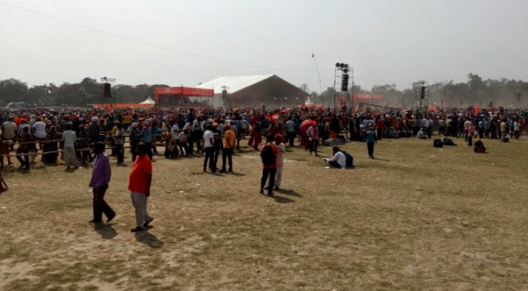 Modi’s Election Rally at Kolkata’s Brigade Parade Grounds Attracts a ‘Modest’ Crowd