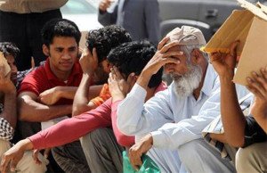 South Asian migrant workers in Riyadh
