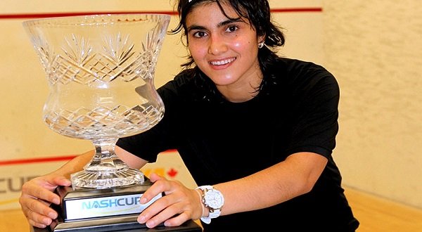 As a child, Pakistan's squash star Maria Toorpakay Wazir had to dress as a boy to be able to play sport in Pakistan and now as the country's number one women's squash player she says there is still too much resistance. Photo courtesy National Squash