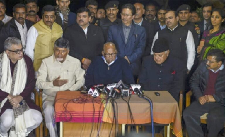 Opposition Leaders Meet at Sharad Pawar’s Home, Condemn “Misuse” of CBI
