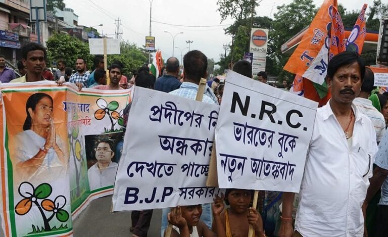 Trinamool Protests Against NRC in Bengal Districts As Amit Shah Addresses Rally on Saturday
