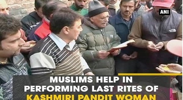 Muslims Help Perform Last Rites Of Kashmiri Pandit Woman - Clarion India