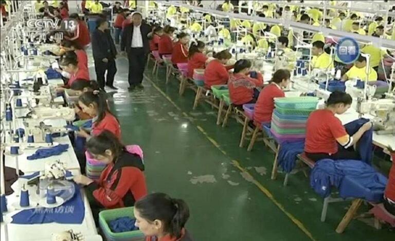 In Locked Compound, Muslims in China Make Clothes for US