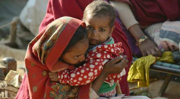 ABANDONED...In this December 14, 2013 photo, riot victims are seen at one of the relief camps in Muzaffarnagar. Photo The Hindu