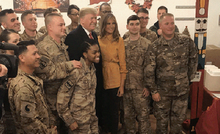 US Won’t be World’s ‘Policeman,’ Trump Says During Iraq Visit