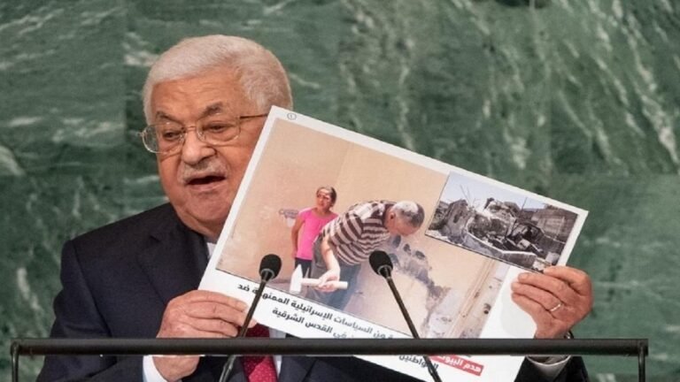 Israel No Longer Partner of Palestine in Peace Process: Mahmoud Abbas
