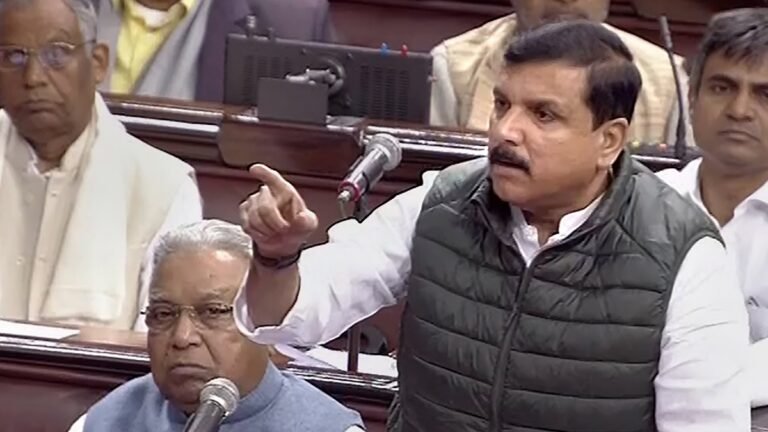 3,000 ED Raids on Opposition Leaders, Says AAP’s Sanjay Singh Raising the Issue in RS