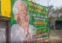 JD(U) Workers Protest in Patna Against Nitish Kumar’s Rajya Sabha Move