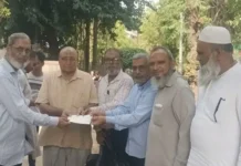 Jamaat Honours Riyazuddin, Saviour of Many Lives in Delhi Fire Tragedy